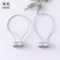 Elegant Magnetic Curtain Tiebacks – 2-Pack Decorative Polyester Buckle Clips for Effortless Style and Hold